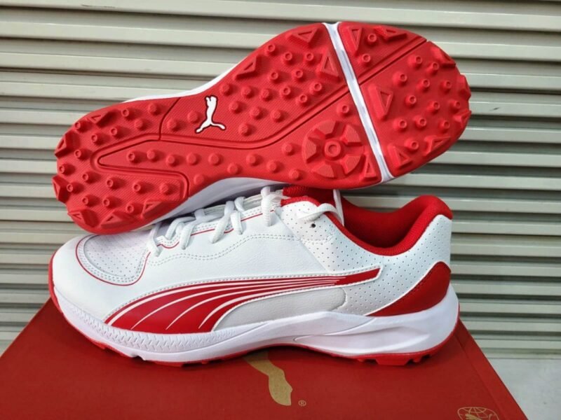 PUMA RUBBER 24 FH WHITE RED