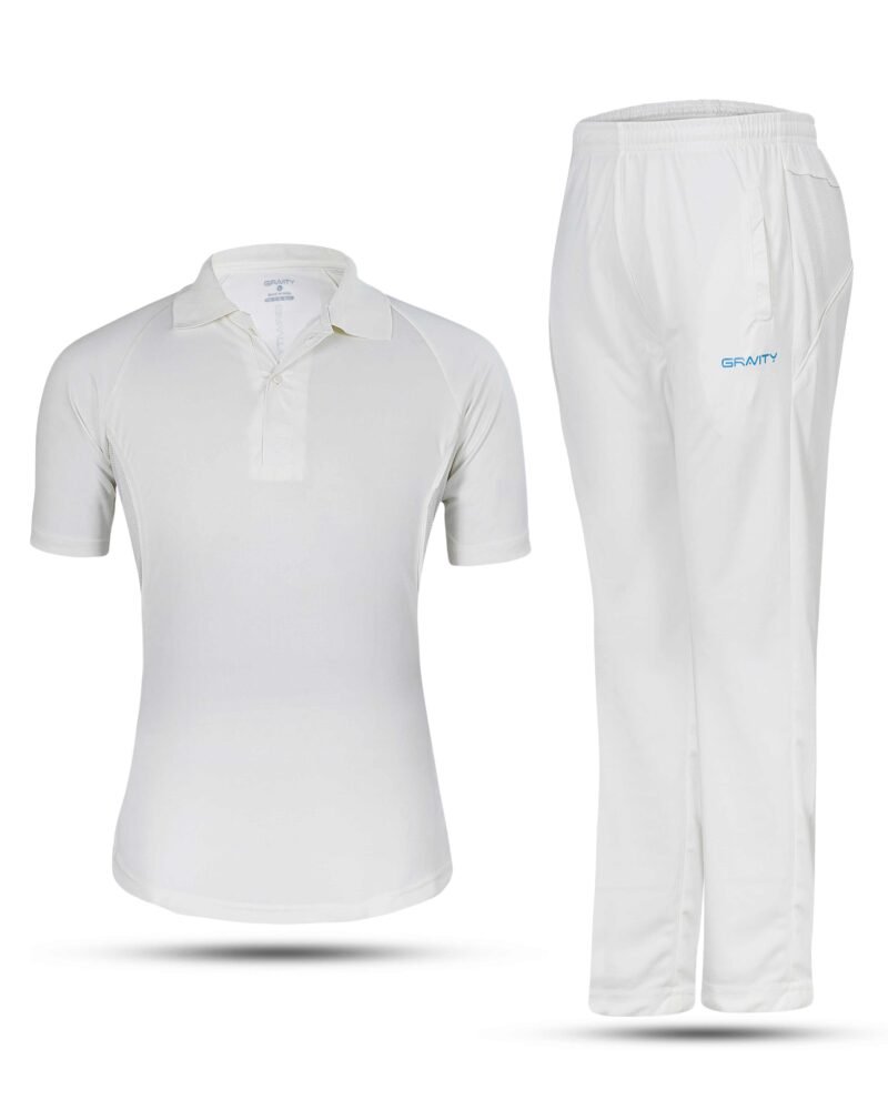 Gravity Half Sleeve Tshirt & Lower White 850
