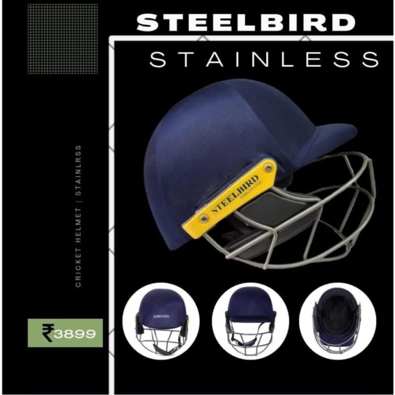 STEELBIRD HELMET STAINLESS STEEL
